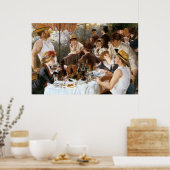 Renoir's "Luncheon of the Boating Party" Poster (Küche)