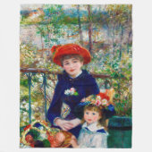 Renoirs Mutter und Kind - Fleece-Decke Fleecedecke (Vorderseite)