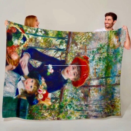 Renoirs Mutter und Kind - Fleece-Decke Fleecedecke