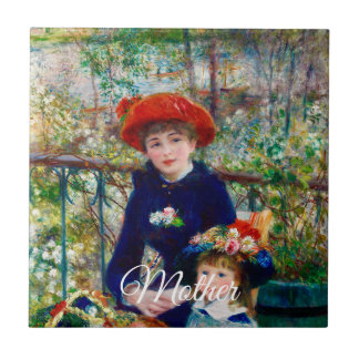 Renoirs Mutter und Kind Fliese