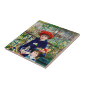 Renoirs Mutter und Kind   Fliese (Seite)