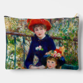 Renoir's Mutter und Kind Print Cut Nähtasche Zubehörtasche (Rückseite)