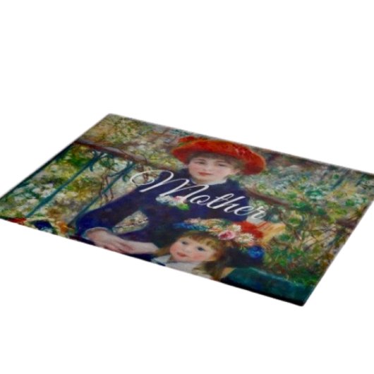 Renoirs Mutter und Kind Schneidbrett Schneidebrett