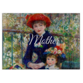 Renoirs Mutter und Kind Schneidbrett Schneidebrett (Vorderseite)