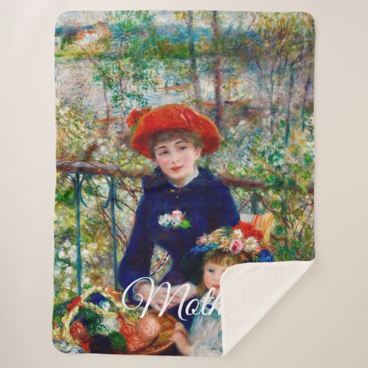 Renoirs Mutter und Kind Sherpadecke (Vorderseite)