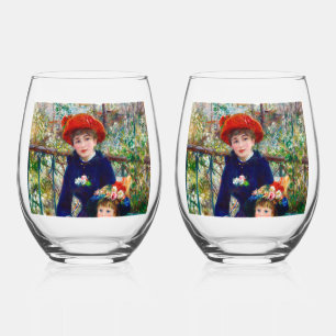 Renoirs Mutter und Kind Weinglas Ohne Stiel