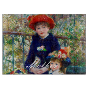 Renoir's Mutter- und Kinderschneideboard Schneidebrett