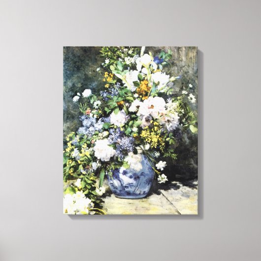 Renoir's "Spring Bouquet" Leinwanddruck (Vorderseite)