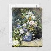 Renoirs "Spring Bouquet" - Postkarte (Vorne/Hinten)