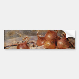 Renoir's Still Life with Onions (1881) Autoaufkleber