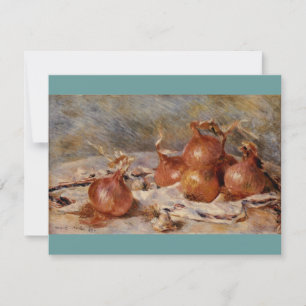 Renoirs Stillleben mit Zwiebeln (1881) Einladung