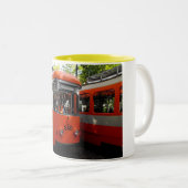 Renon Historische Eisenbahn Zweifarbige Tasse (VorderseiteRechts)