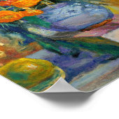 Renoncules au Vase Bleu | Pierre Bonnard Poster (Ecke)