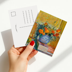 Renoncules au Vase Bleu   Pierre Bonnard Postkarte