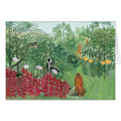 Renovierte Farbe Henri Rousseau Tropischer Dschung (Vorderseite (Horizontal))