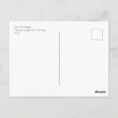 Renovierte Farbe Henri Rousseau Tropischer Dschung Postkarte (Rückseite)