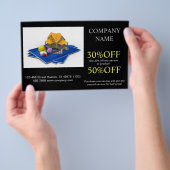 Renovierung der Zuhause zur Umrüstung des Auftragn Flyer (Handgriff)