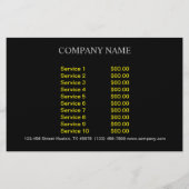 Renovierung Handyman Bauarchitekt Flyer (Hinten)