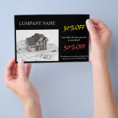 Renovierung Handyman Bauarchitekt Flyer (Handgriff)