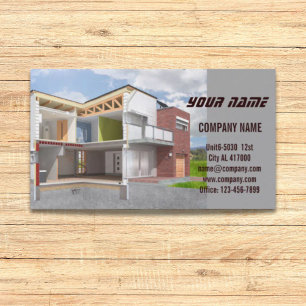 Renovierung Handyman Bauarchitekt Visitenkarte