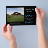 Renovierung von Carpentry Baulandschaften Flyer (Handgriff)