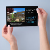 Renovierung von Carpentry Baulandschaften Flyer (Handgriff)