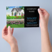 Renovierung von Carpentry Baulandschaften Flyer (Handgriff)