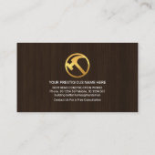 Renovierung von Gebäude-Rahmen für Holzkörner Visitenkarte (Rückseite)