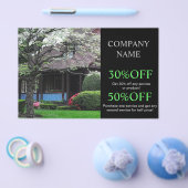 Renovierung von Rasenflächen Flyer (Einzeln)