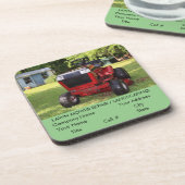 Renovierung von Rasenmähern / Landschaften Getränkeuntersetzer (Linke Seite)