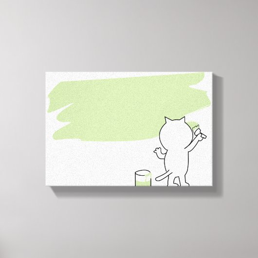 Renovierung | Zazzle_Growshop. Leinwanddruck (Vorderseite)