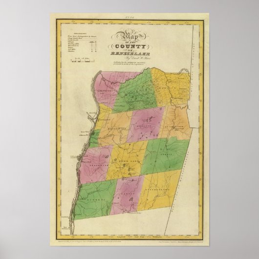 Rensselaer County Poster (Vorne)