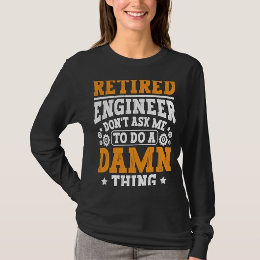 Rent-Engineer Apparel Retirement Engineering for T-Shirt (Vorderseite)