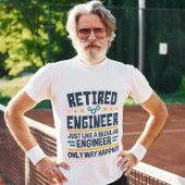 Rent Engineering Rentirement Happier T-Shirt