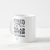 Rent Lawyer Attorney Retirement Way Happier Kaffeetasse (Vorderseite Links)