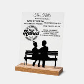 Rente Acrylschild (Winkel)