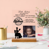 Rente Acrylschild (Hochzeit)