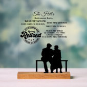 Rente Acrylschild (Neutral)