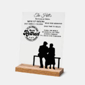 Rente Acrylschild (Winkel)