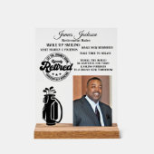 Rente Acrylschild (Vorderseite)