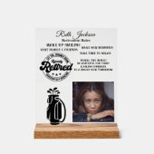 Rente Acrylschild (Vorderseite)