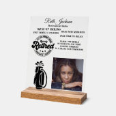 Rente Acrylschild (Winkel)