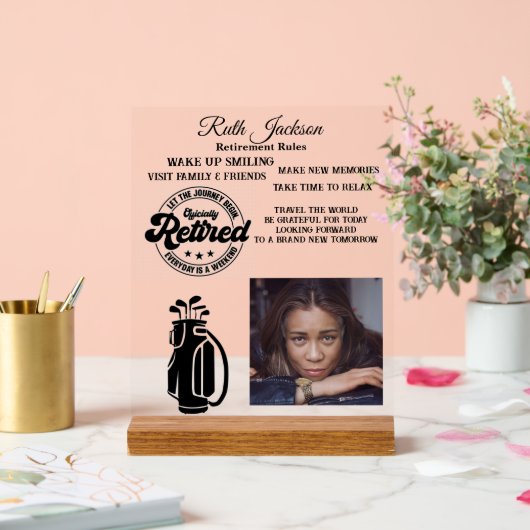 Rente Acrylschild (Hochzeit)