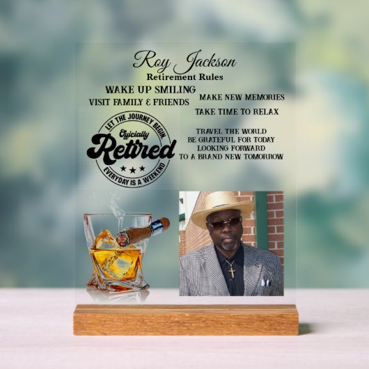 Rente Acrylschild (Neutral)