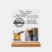 Rente Acrylschild (Vorderseite)