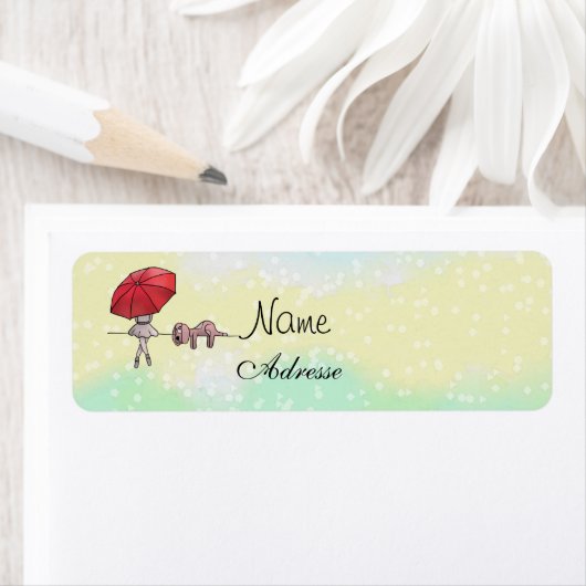 Rente adressaufkleber (Insitu)