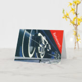 Rente Bahn Metapher Steam On Train Track! Karte (Gelbe Blume)