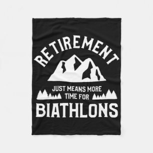 Rente bedeutet einfach mehr Zeit für Biathlons Bia Fleecedecke