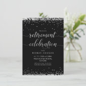 Rente Celebration Invite, Elegant & Simple Einladung (Stehend Vorderseite)