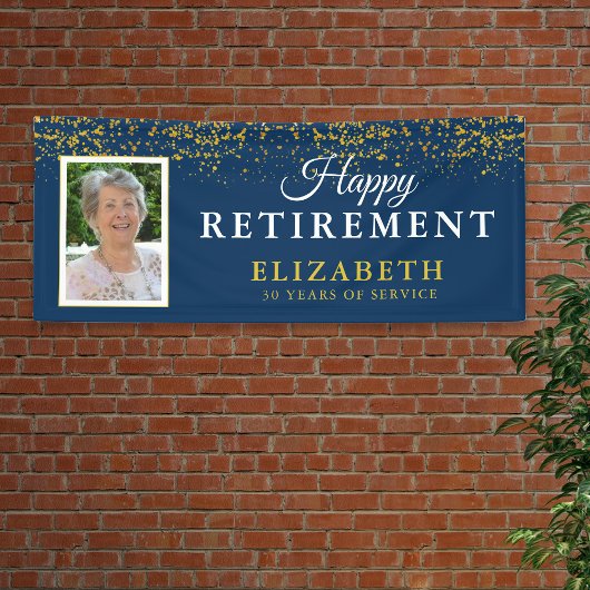 Rente Celebration Party Glitzer Foto Blue Banner